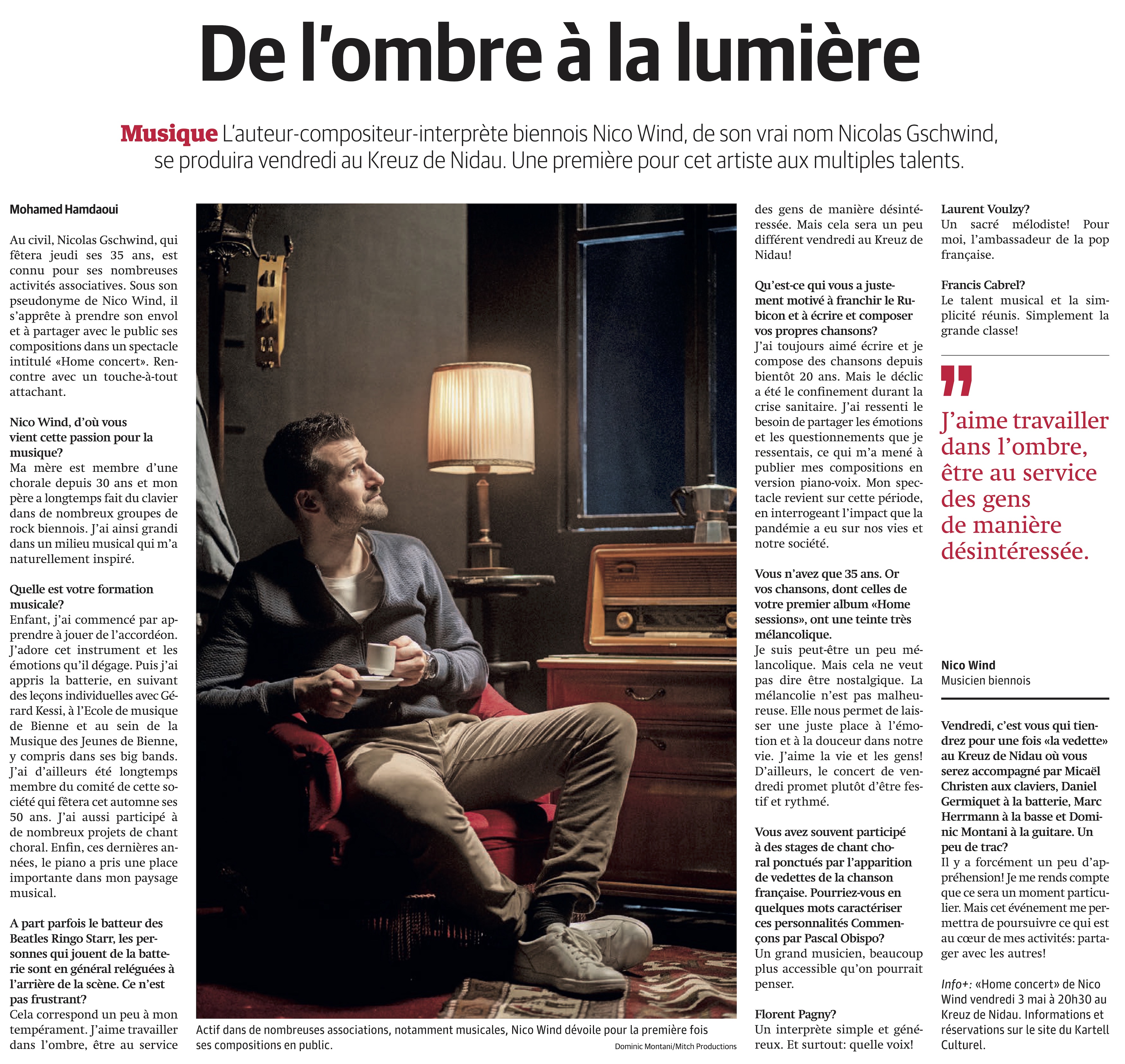 Image de l'article : Article "Journal du Jura"